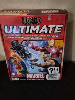 Uno Ultimate Marvel Game NIB